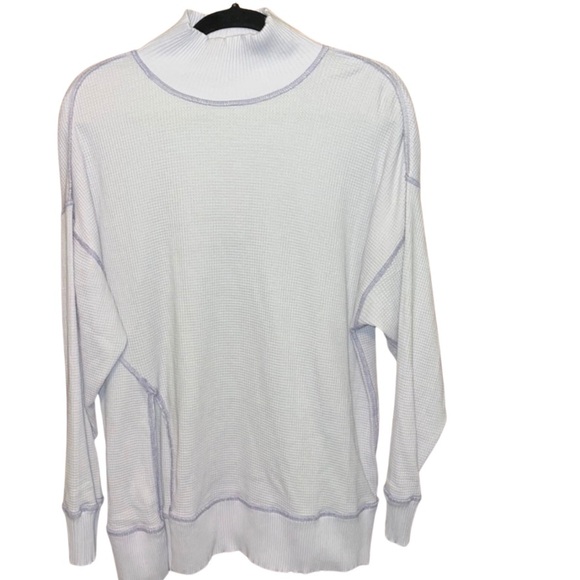 Urban Outfitters Purple Alabaster Womens Waffle Knit Turtleneck - Picture 5 of 12